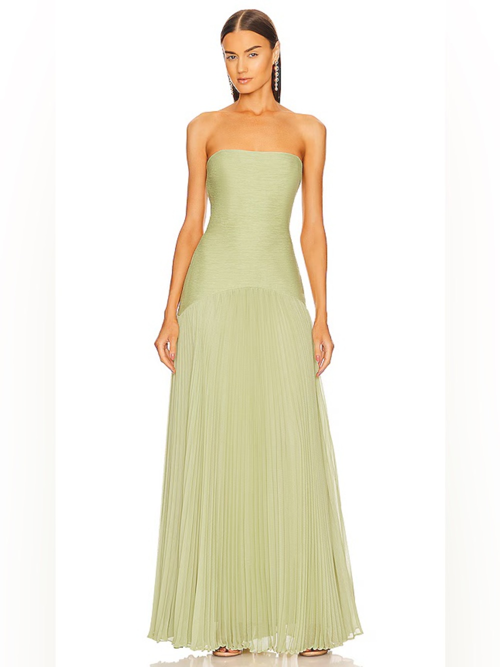 NWT Alexis Sunniva Gown in Sage